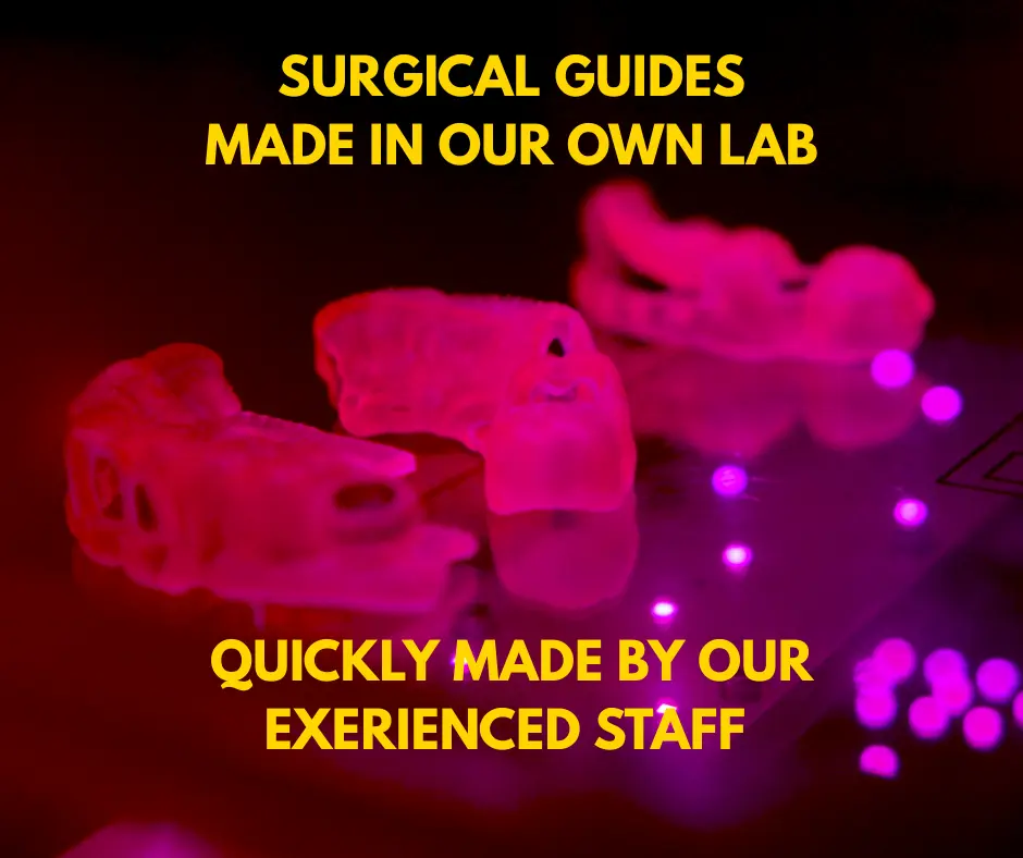 Surgical guides made in our own In House Lab Fp1 Implant Surgical guide made by In House Lab